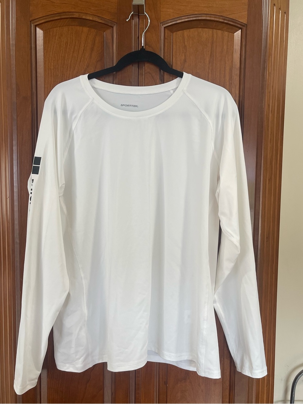 Sport-Tek Men’s White Long-Sleeve Rash Guard
